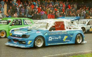 Hotrod at  Baarlo. Stockcar meeting