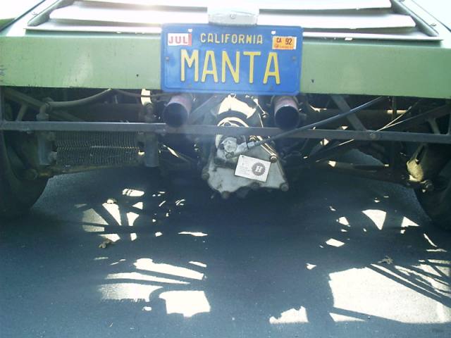 Shot of the rear end