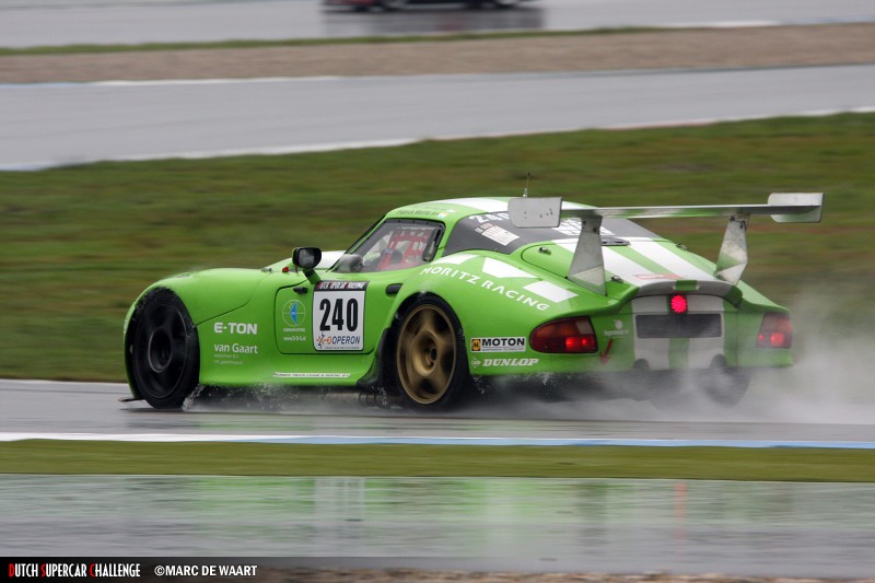Moritz car in wet Rizzla race at Assen